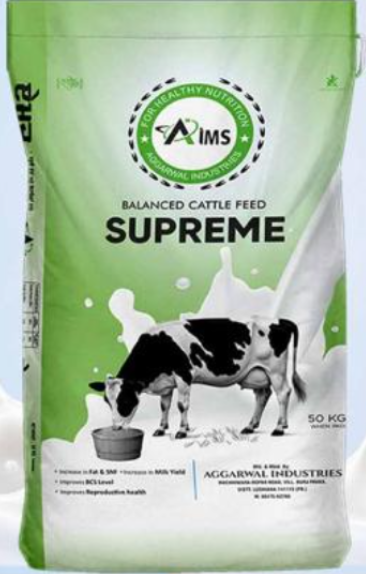 Supreme Balanced Cattle Feed - Aggarwal Industries AIMS